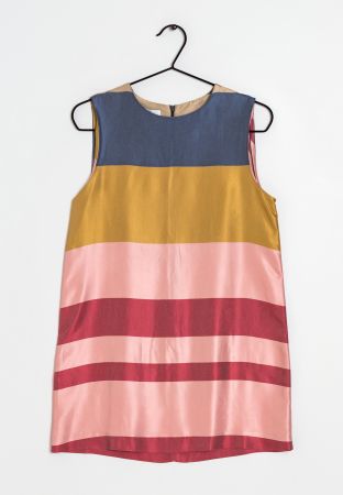 Mango suit striped tunic top or dress size 38 new