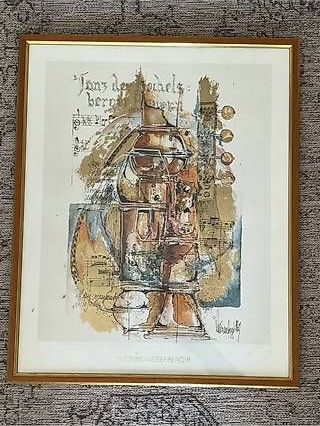 Gemälde: Thomas Weisenberger  Kunstdruck von 1989 – Gebraucht aus Glattbrugg von Sonja_20