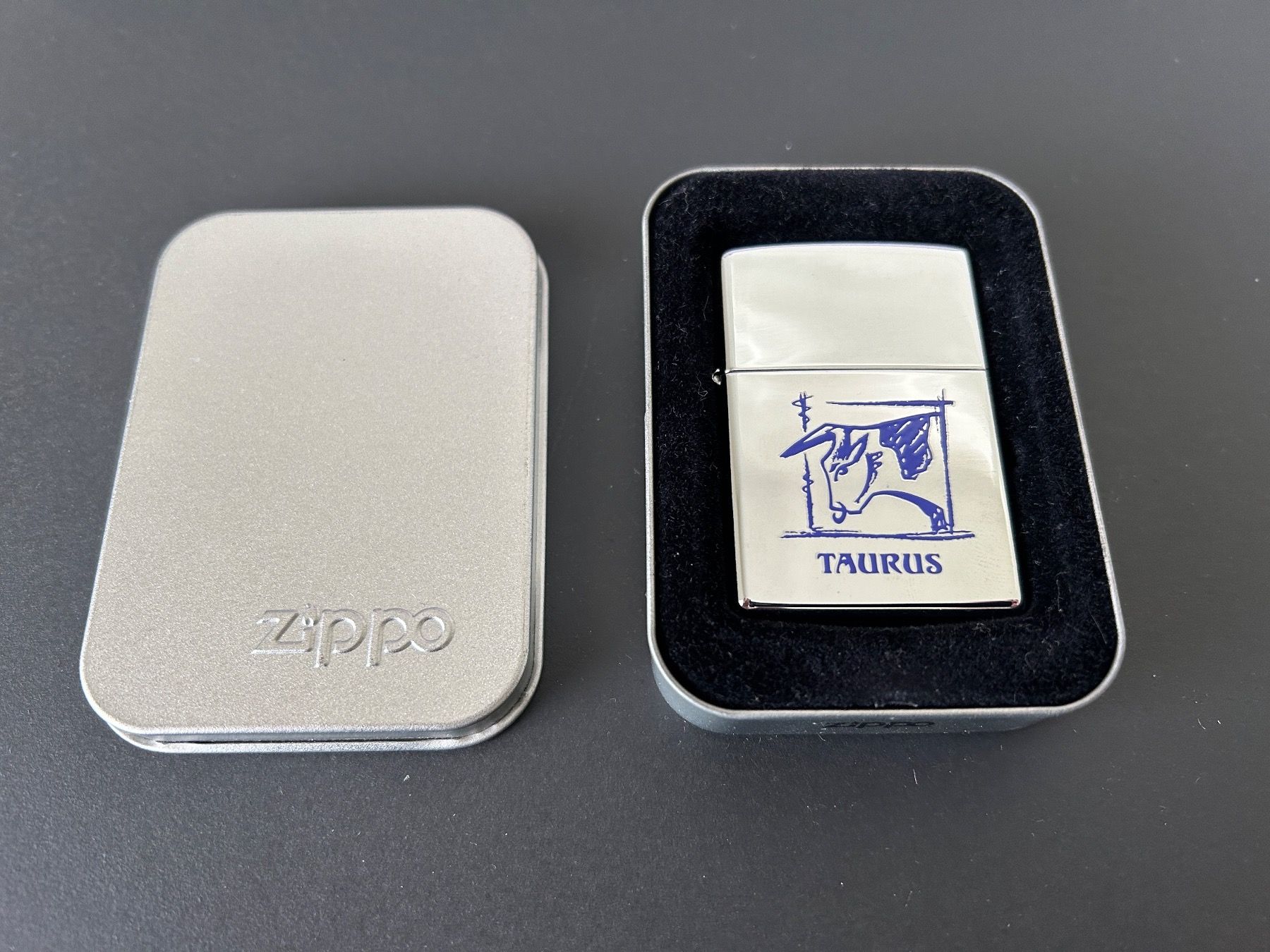 Zippo Accendini: Zippo Feuerzeug (Taurus) – Nuovo (secondo la descrizione) da Nidau venduto da kup_rl85