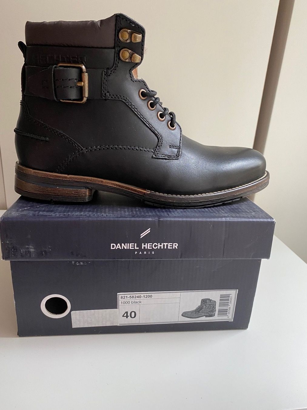 Daniel Hechter Scarpe da uomo: DANIEL HECHTER VALMONT BOOTS STIEFEL, 40 – Nuovo e nell'imballaggio originale da Luzern venduto da falena01 9