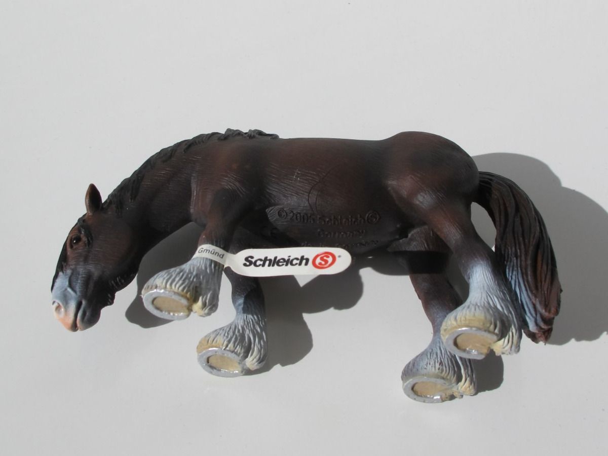 Schleich Statuette: Schleich 13605 Shire Stute, grasend – Usato da Vilters venduto da hedi00 2