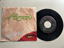 POISON BRET MICHAELS tolle Fallen Angel Single Heavy Metal