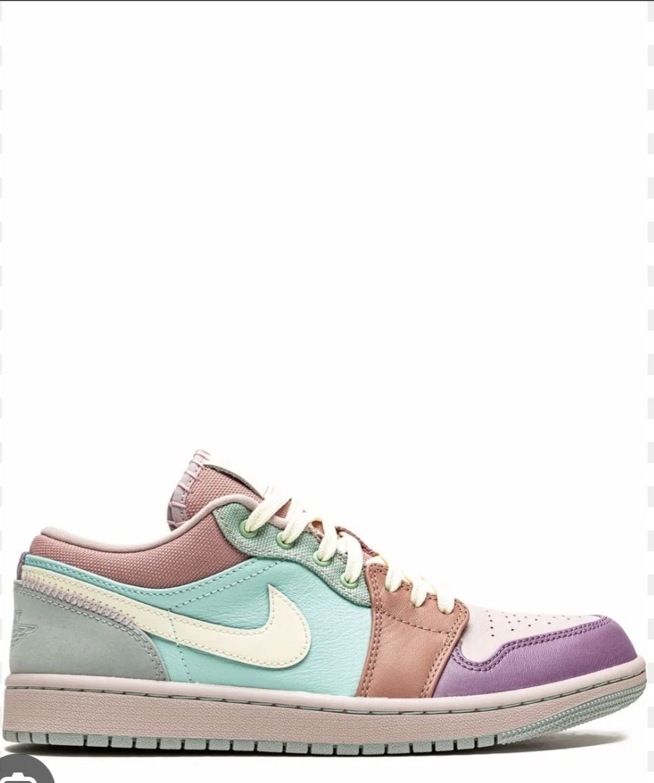 Scarpe da donna: Nike Air Jordan 1 Low SE EASTER PASTEL Champagne Multi – Usato da Prilly venduto da kaltri
