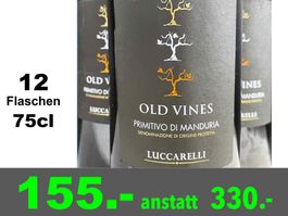 🍷   12 Flaschen OLD VINES Primitivo 2021