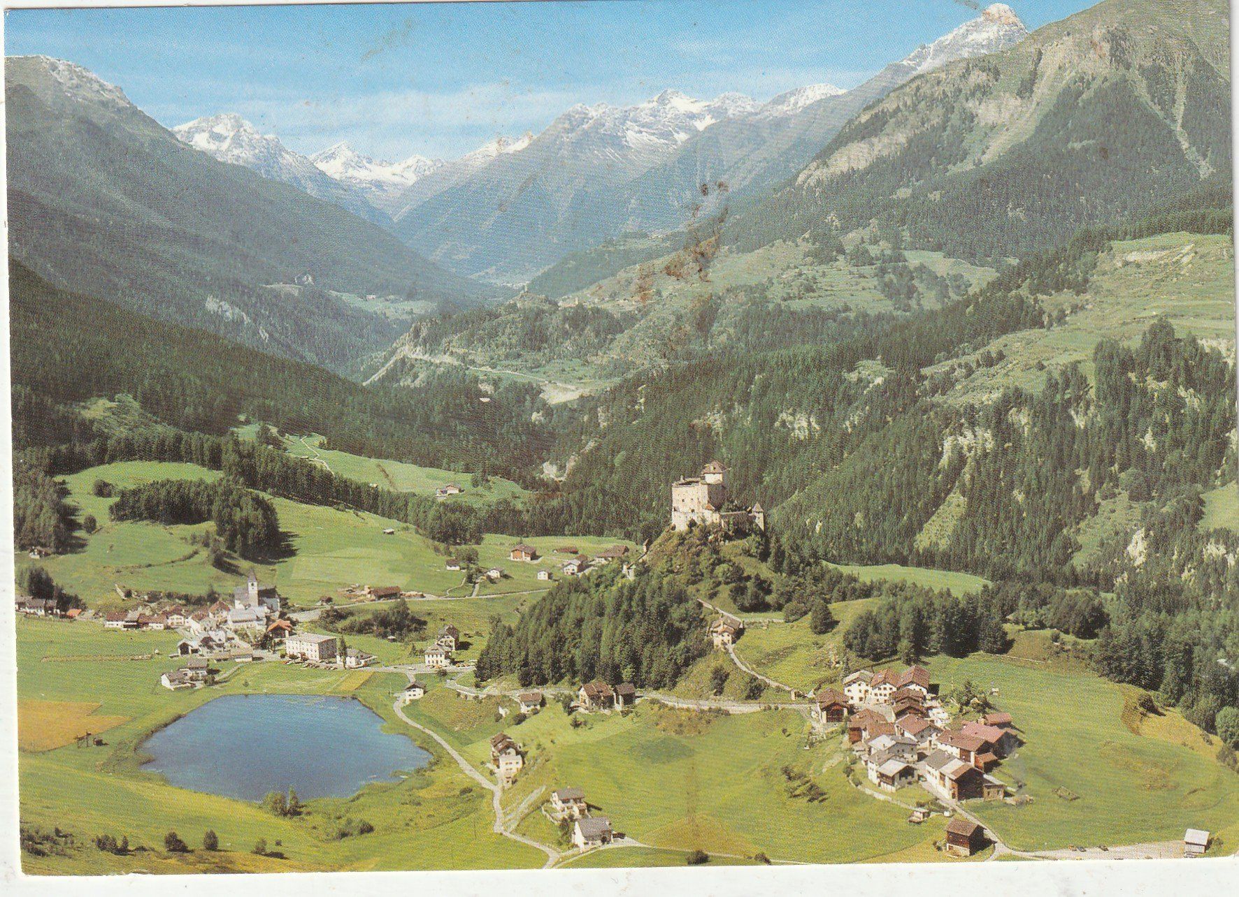 Ansichtskarten: 3 Karten Scuol Tarasp – Gebraucht aus Lumbrein von made02