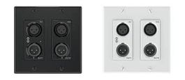 UNDX2IO+ Dante/AES67 network audio wallplate Nie gebraucht