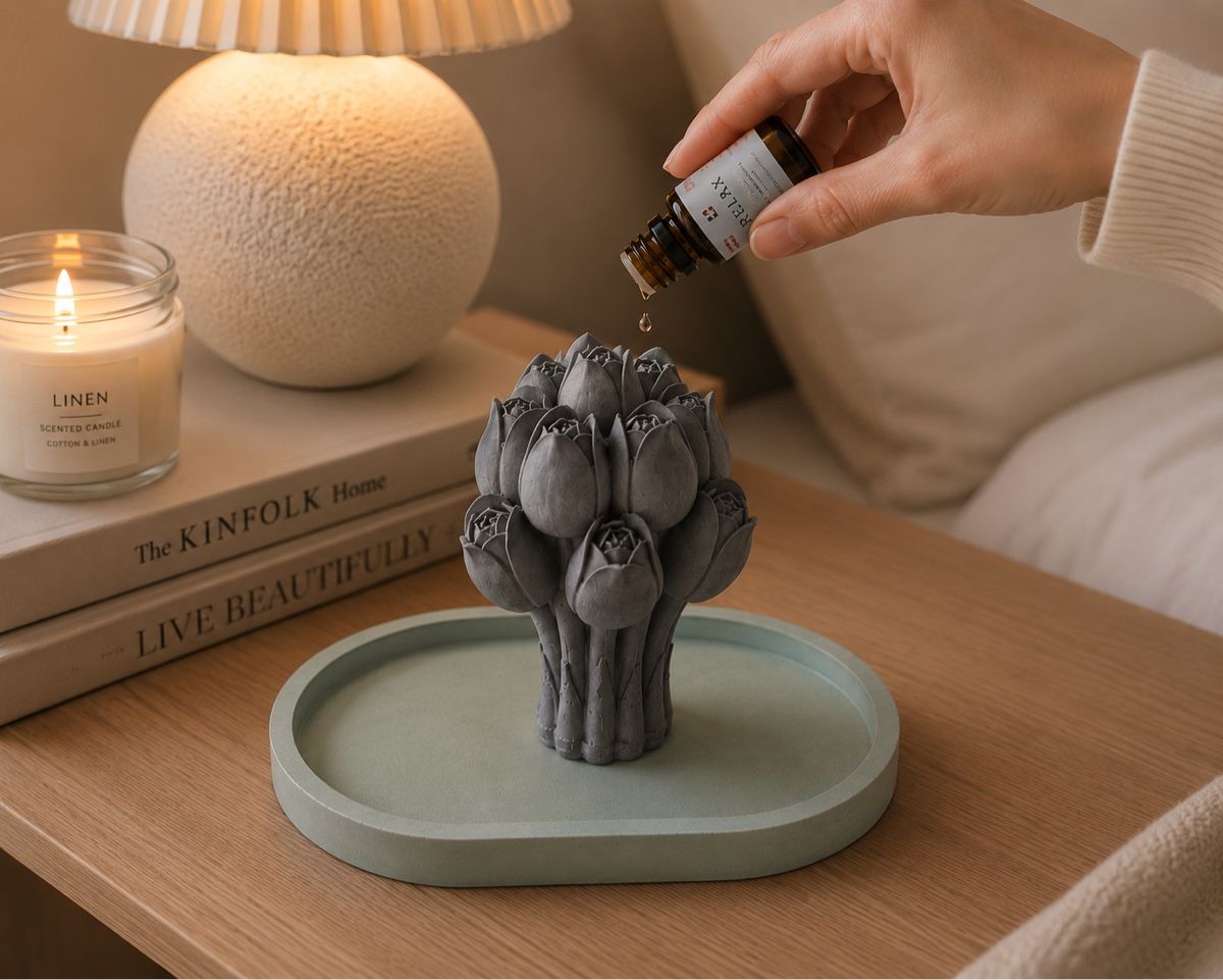 Diffusori di oli essenziali: Luxus Duftdiffuser Tulpen Set Handmade – Nuovo (secondo la descrizione) da Buchs SG venduto da ViccaArt 2