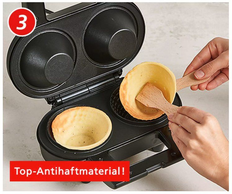 Betty Bossi Elettrodomestici da cucina: Waffeleisen Körbli – Nuovo e nell'imballaggio originale da Dottikon venduto da Dragan57_77 3