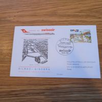 Luftpost Brief Bilbao Ginebra 1er vol 1990 Swissair