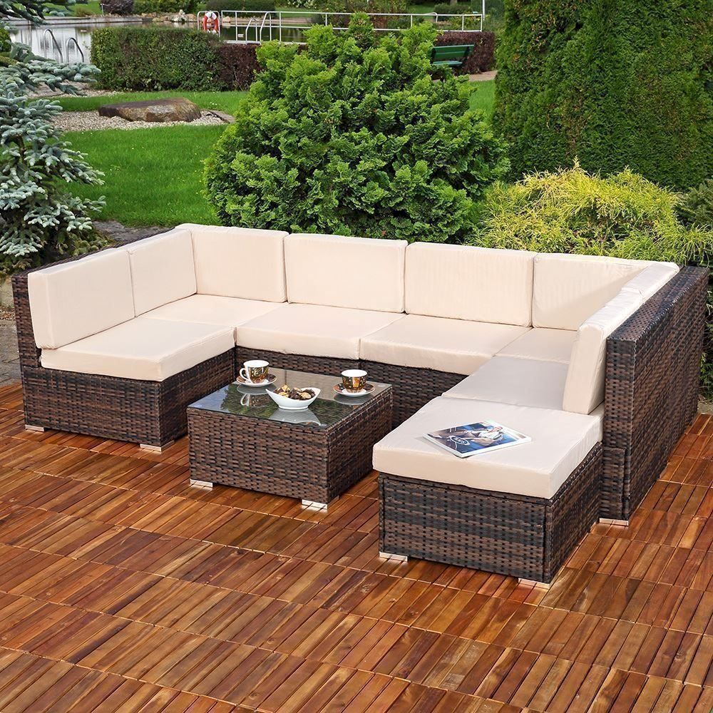 Salotti da giardino: Mucola XXL Lounge Gartenmöbel braun – Nuovo e nell'imballaggio originale da Bottighofen venduto da zaap 1