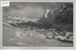 Mürren et Palace Hotel des Alpen en hiver im Winter