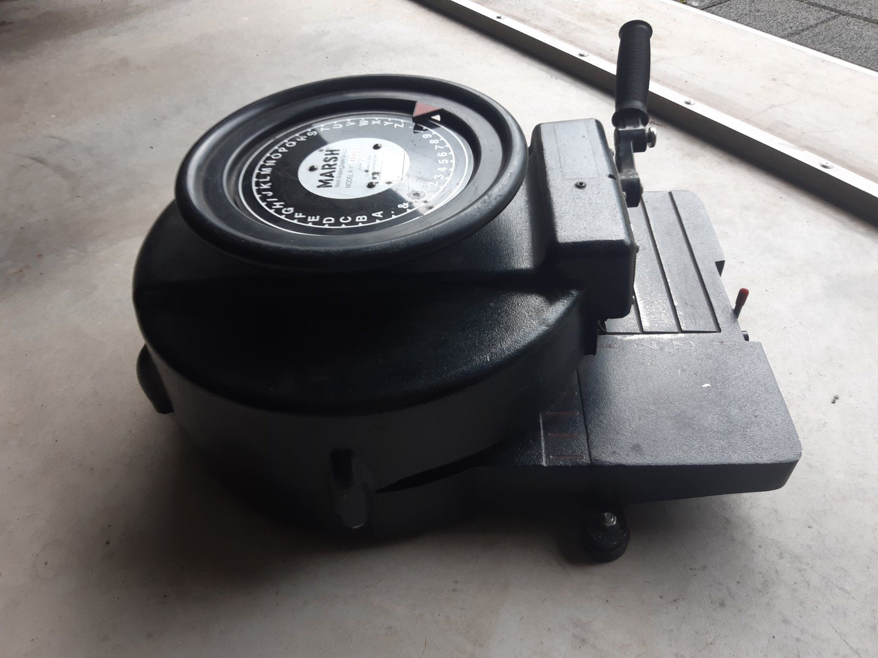 Alle Maschinen: Marsh Stencil Cutting Machine Model R1, Stanzmaschine – Gebraucht aus Mitlödi von blackgnat79 3