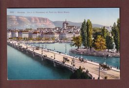 GENEVE - Pont du Mont Blanc