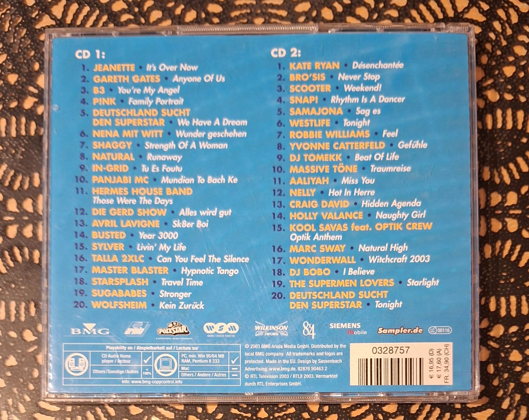 CDs: Bravo Hits - Supershow 2003, 2CD Compilation Sampler 2003 – D'occasion à Amriswil par Celini3 1