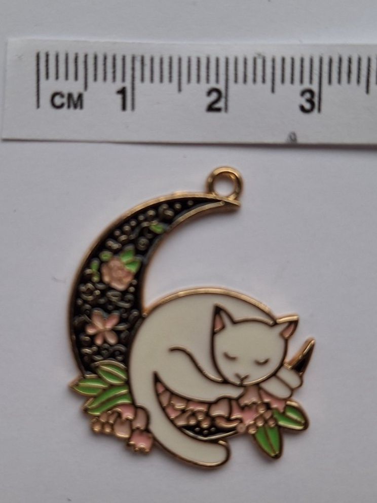 Anhänger: Anhänger Katze auf Mond – Neu (gemäss Beschreibung) aus Zürich von t24_de