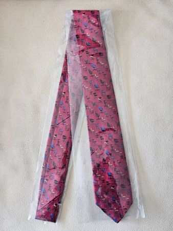 CRAVAT CLUB Manager Krawatte Büro Stühle Vintage Necktie Neu