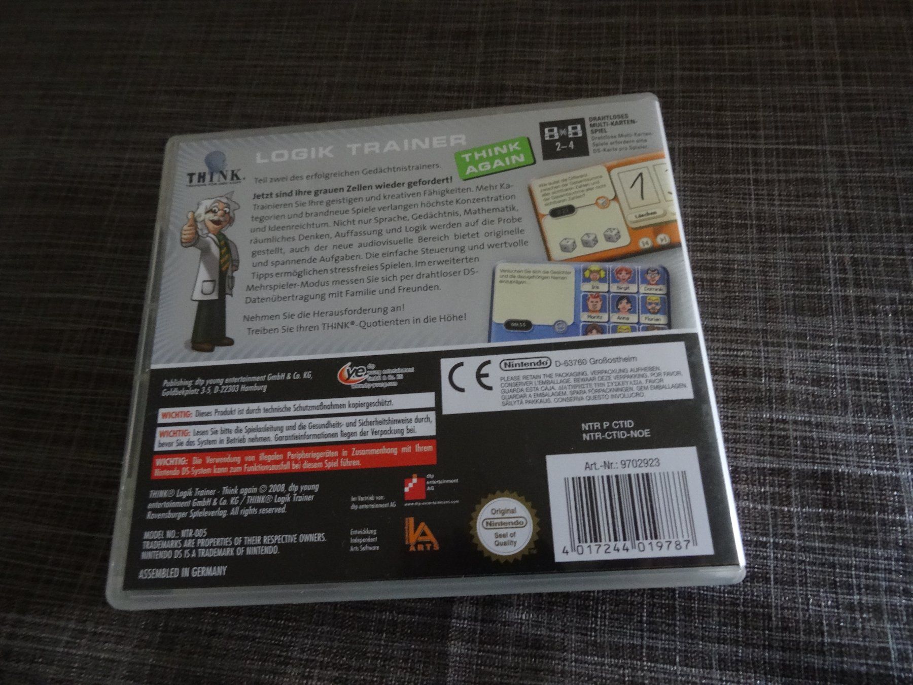 Nintendo Giochi: Think - Think again DS – Usato da Olten venduto da Disc-Ausverkauf 2