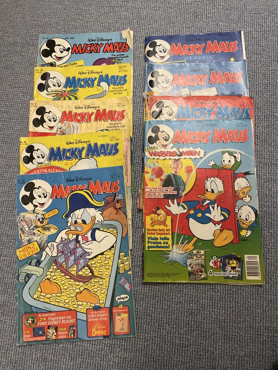 Fumetti: Micky Maus Hefte 1990-1997 – Usato da Wettswil venduto da Chlaettermus