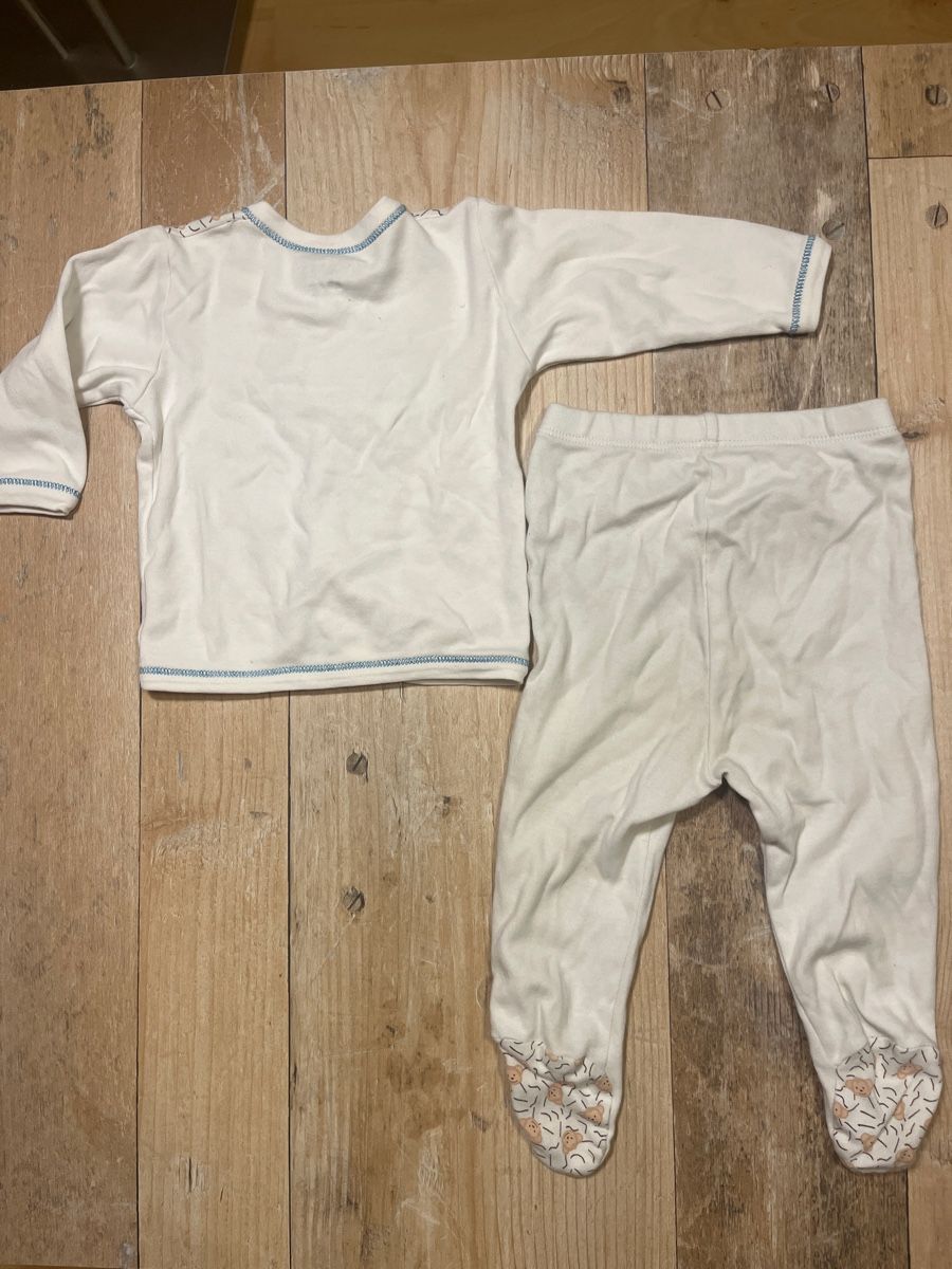 Pigiama & Simili: Süsser Baby Pyjama Gr. 68 Weiß – Usato da Kaisten venduto da Wavechip 2