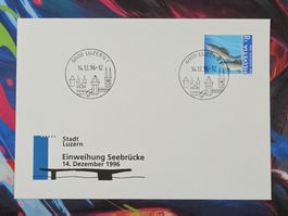 CL30 Enveloppe + Timbre Suisse 1996