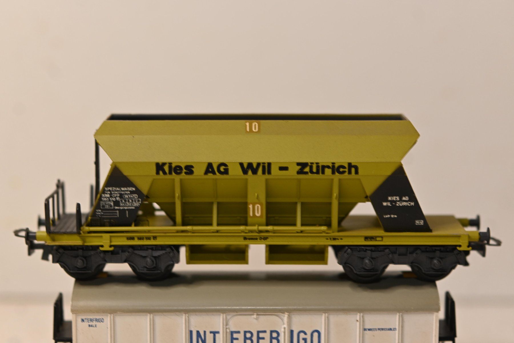 Liliput Modellini di ferrovie: KIES AG WIL plus 2 Wagen Liliput HO/DC mit OVP – Usato da Laupen ZH venduto da Zmoewe 3