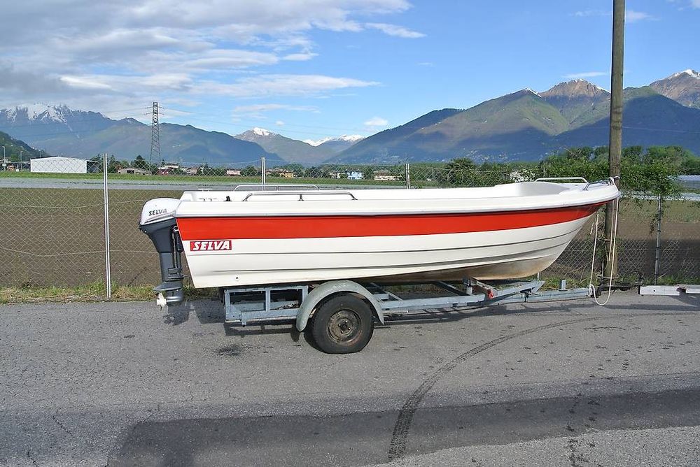 Neue Selbstlenzend Boot mit Motor 8 PS (Gebraucht) in Quartino für CHF ...