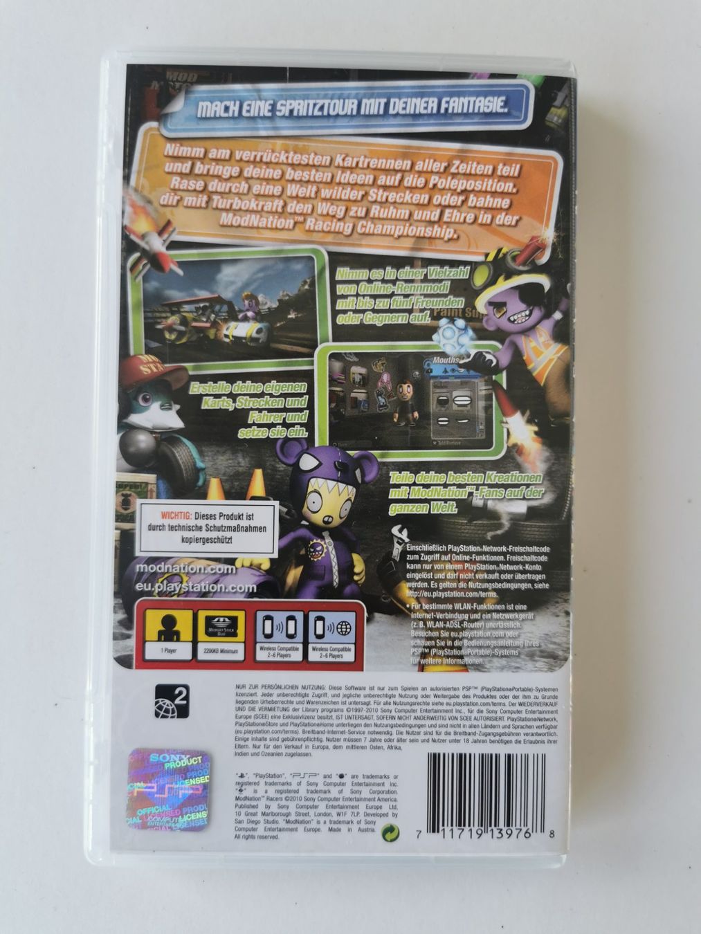 Giochi: PSP - ModNation Racers – Usato da Lenzburg venduto da eyworld 2
