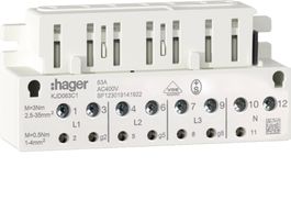 Hager Zählersteckklemme KJD063C1 Smart Meter  63A