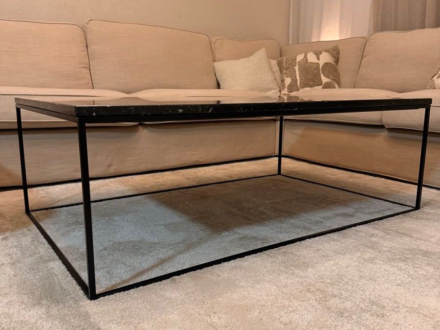 Westwing Tavoli: Schwarzer Marmor Couchtisch,120x75x40cm – Usato da Hettlingen venduto da laperi87 2