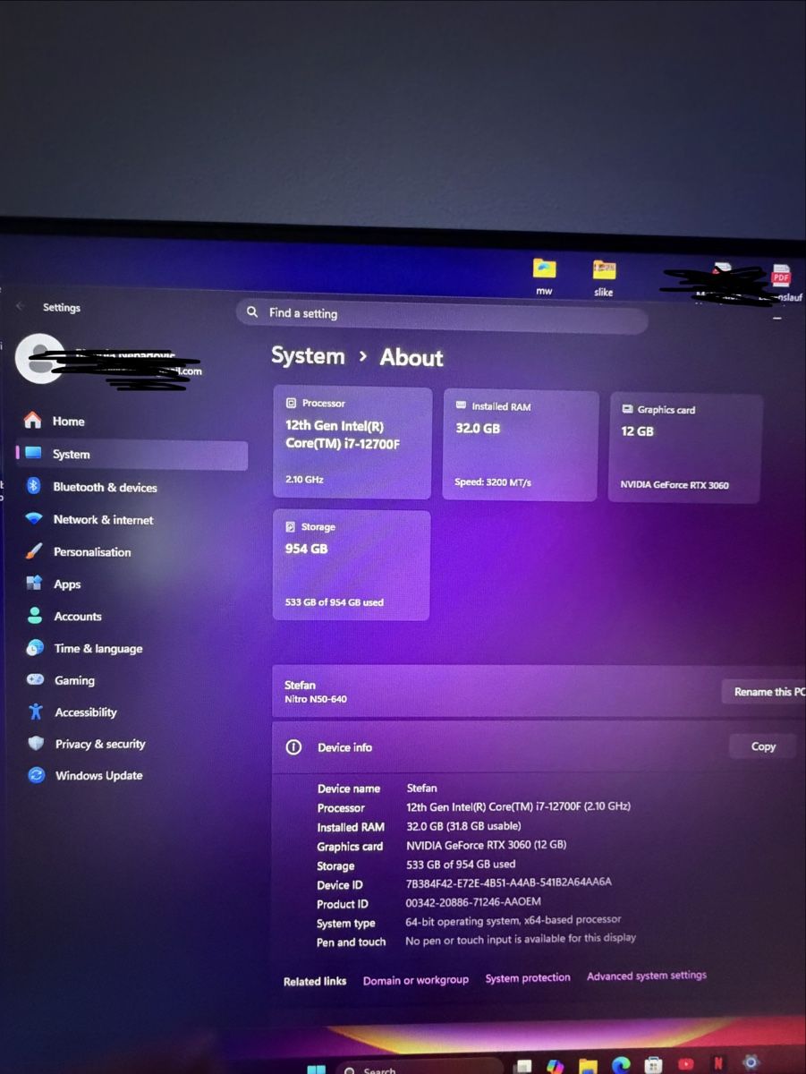 Acer PC: Ultra-Gaming-PC mit zwei Monitoren – Nuovo (secondo la descrizione) da Triengen venduto da nenadovic_stefan 1