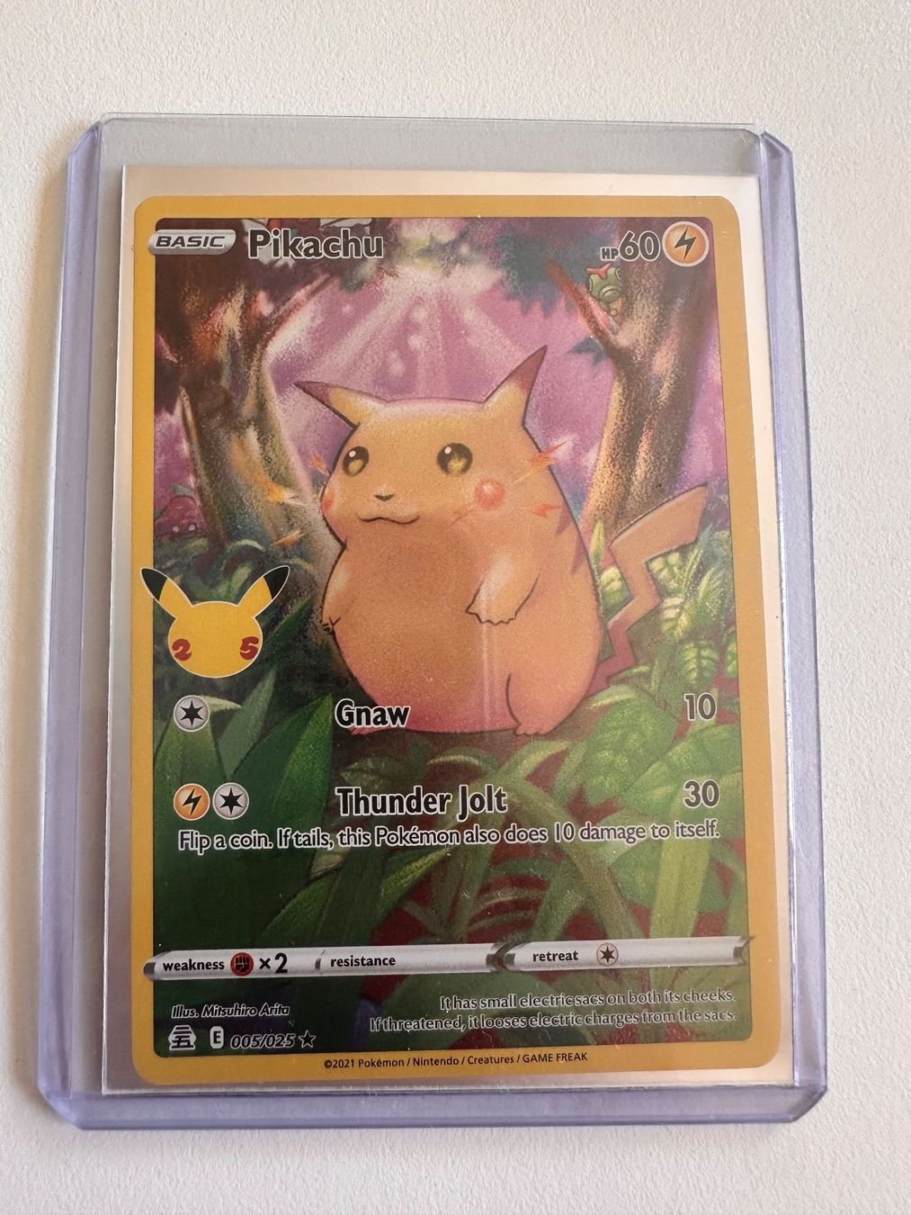 Pokémon Carte collezionabili: Pikachu Celebrations 005/25 – Nuovo (secondo la descrizione) da Zürich venduto da mat_86xs