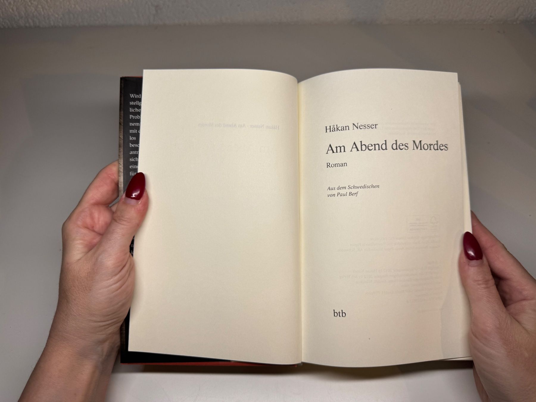 Libri: ROMAN: Hakan Nesser, Am Abend des Mordes – Usato da Grosswangen venduto da Deutsche_Romane 2