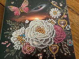 Karte-Grusskarte-Blume-Glück-Natur-Painting-Selfmade