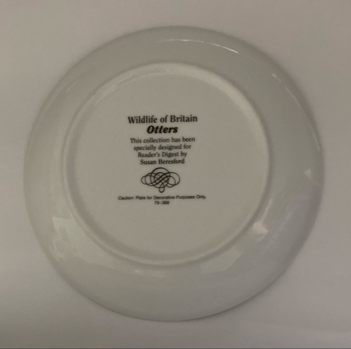 Piatti: Otter Sammlerplatte 15cm - neu – Nuovo e nell'imballaggio originale da Basel venduto da Imack 1