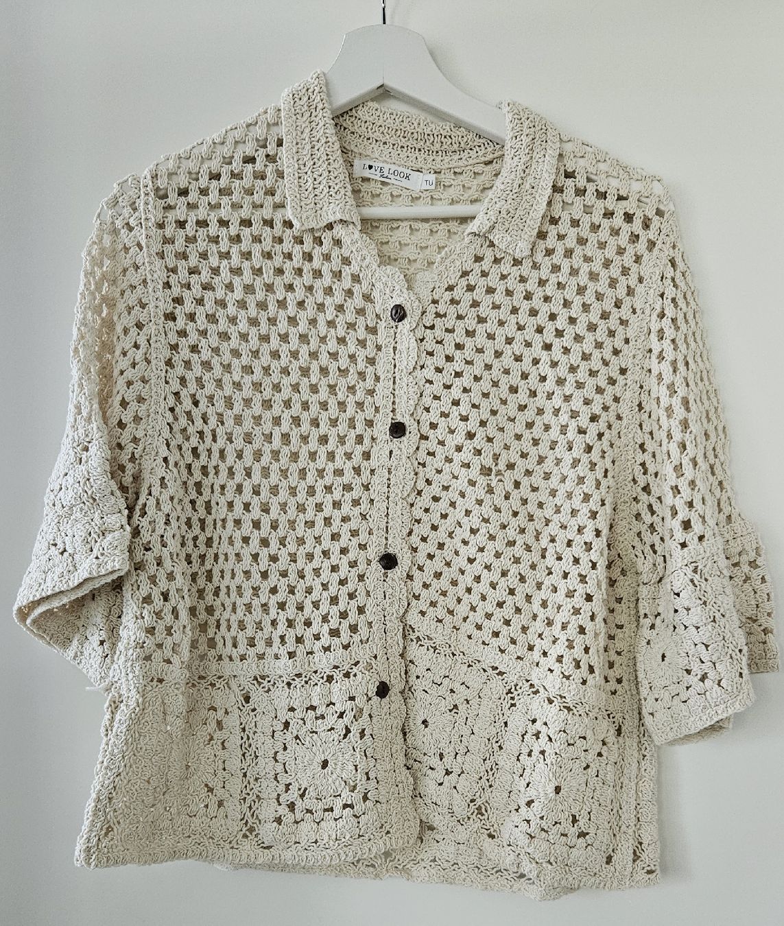 Chemisiers: Stylische Häckelbluse – D'occasion à Hettlingen par Leaena279