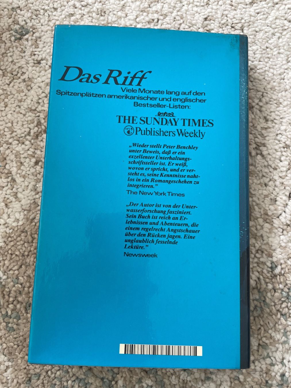 Libri: Das Riff – Usato da Sargans venduto da Didis 1