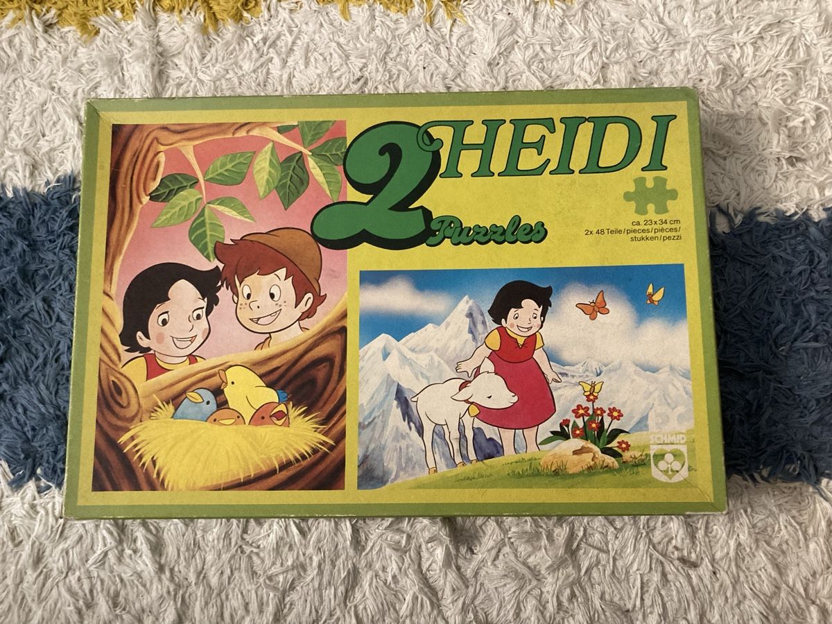 Puzzles: Retro-Puzzle Heidi, 2x 48 Teils – D'occasion à Zürich par Ekka