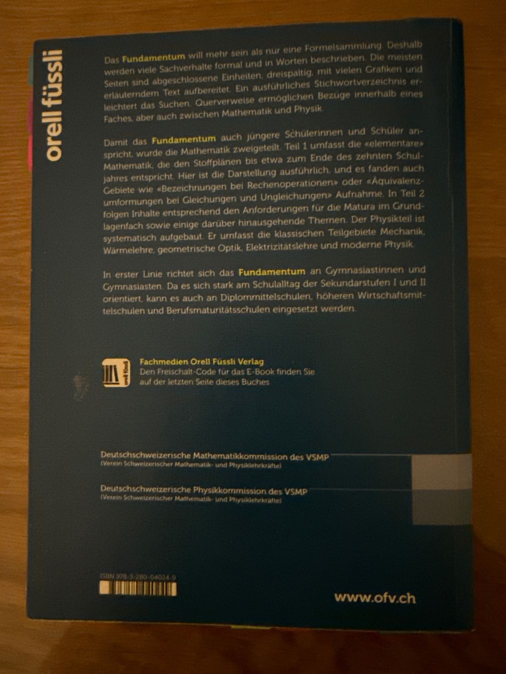 Libri: Fundamentum Mathematik und Physik – Usato da Ebikon venduto da Jascha0 1