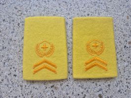 Gradabzeichen Patten Set Feldweibel Panzergrenadier
