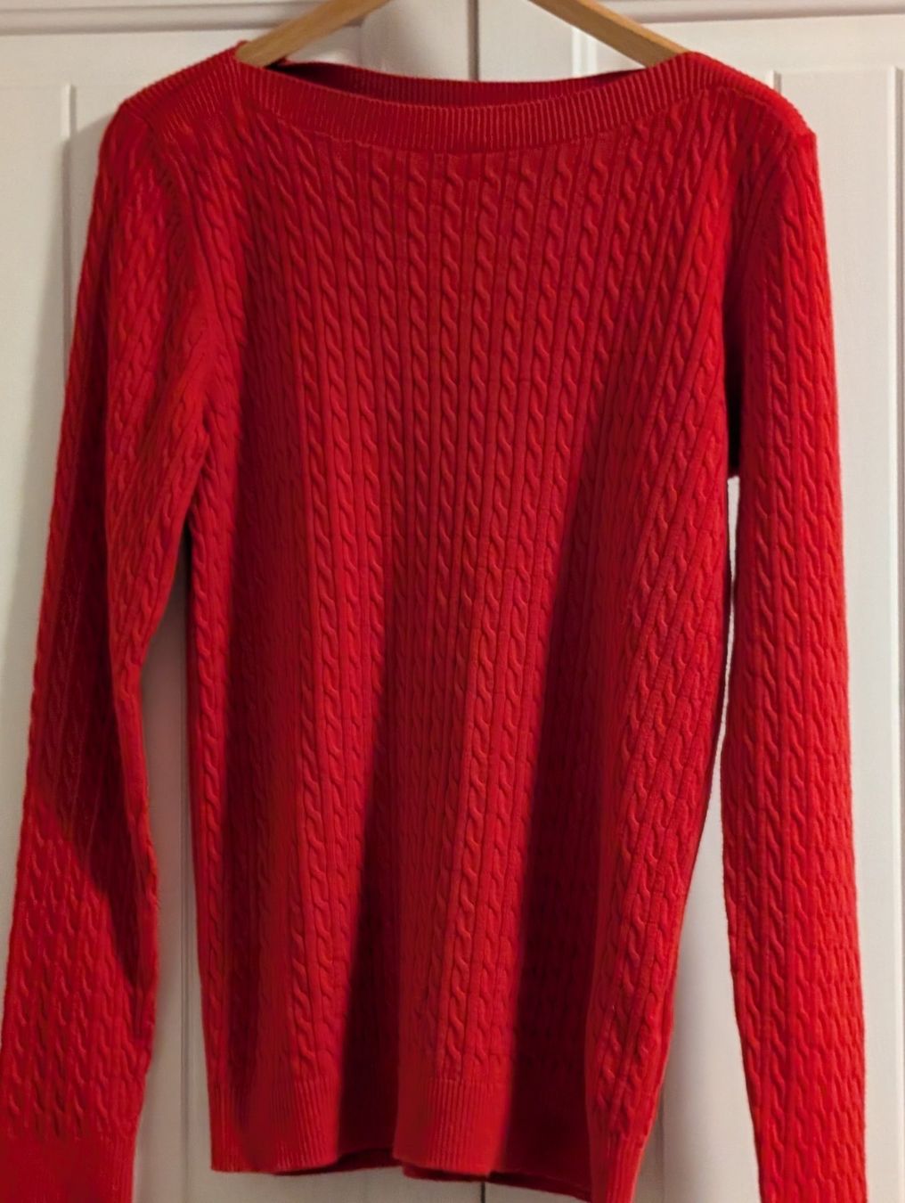 Tommy Hilfiger Pulls & Sweat-shirts: Feinstrick Damenpullover TOMMY HILFIGER, rot, Gr. L – D'occasion à Ermatingen par Hanni_und_Nanni 1