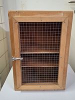 rustikales Vintage Tannen- Holzkästchen mit Maschendraht