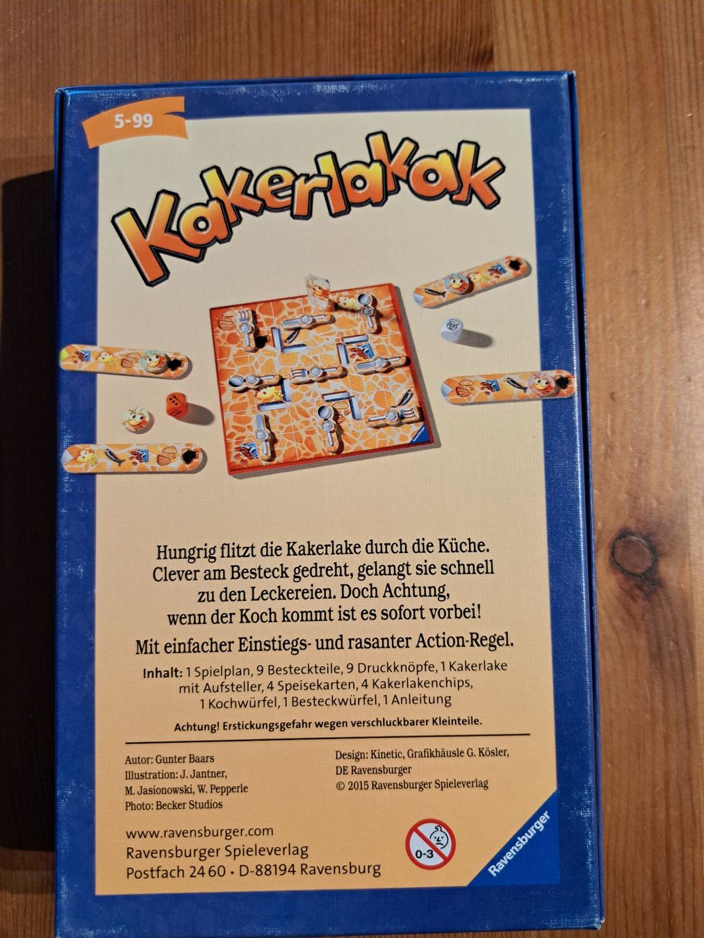 Ravensburger Giochi: Kakerlakak Ravensburger Spiel Reisegrösse – Nuovo (secondo la descrizione) da Schnottwil venduto da Boere69 2