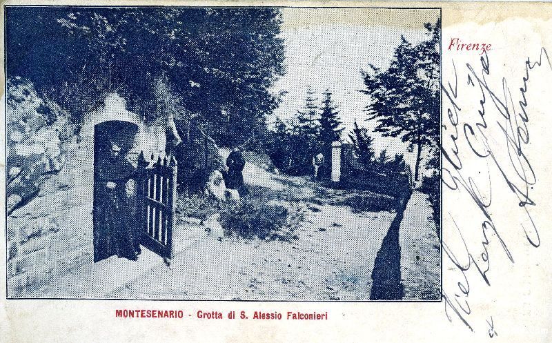 Ansichtskarten: Firenze - Montesenario - Grotta di  1901 – Gebraucht aus Emmenbrücke von teestube
