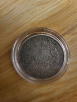 Silbermünze 5 Francs 1850 Frankreich Napoleon III. Rarität
