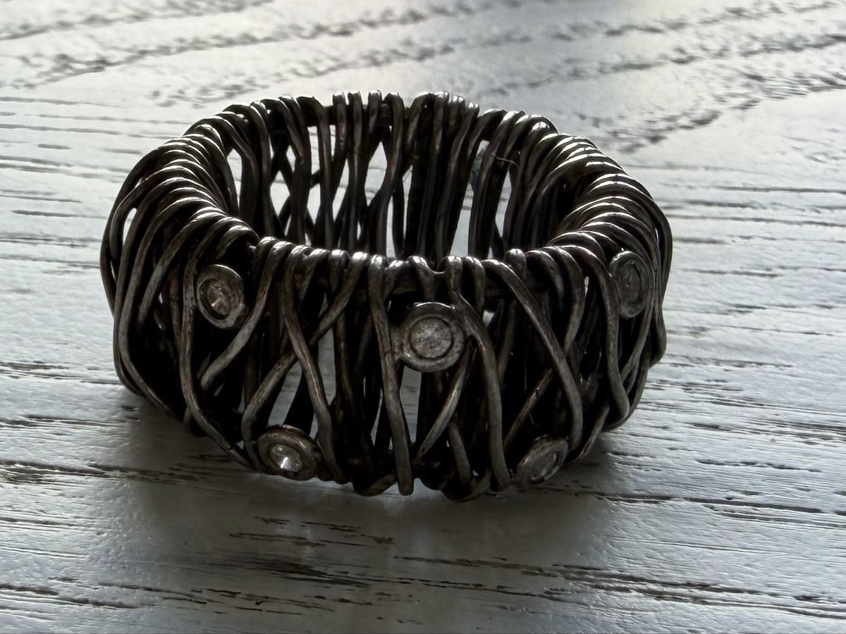 Bagues: Ring Silber mit Steinen – D'occasion à Schönenbuch par Wenscles 2