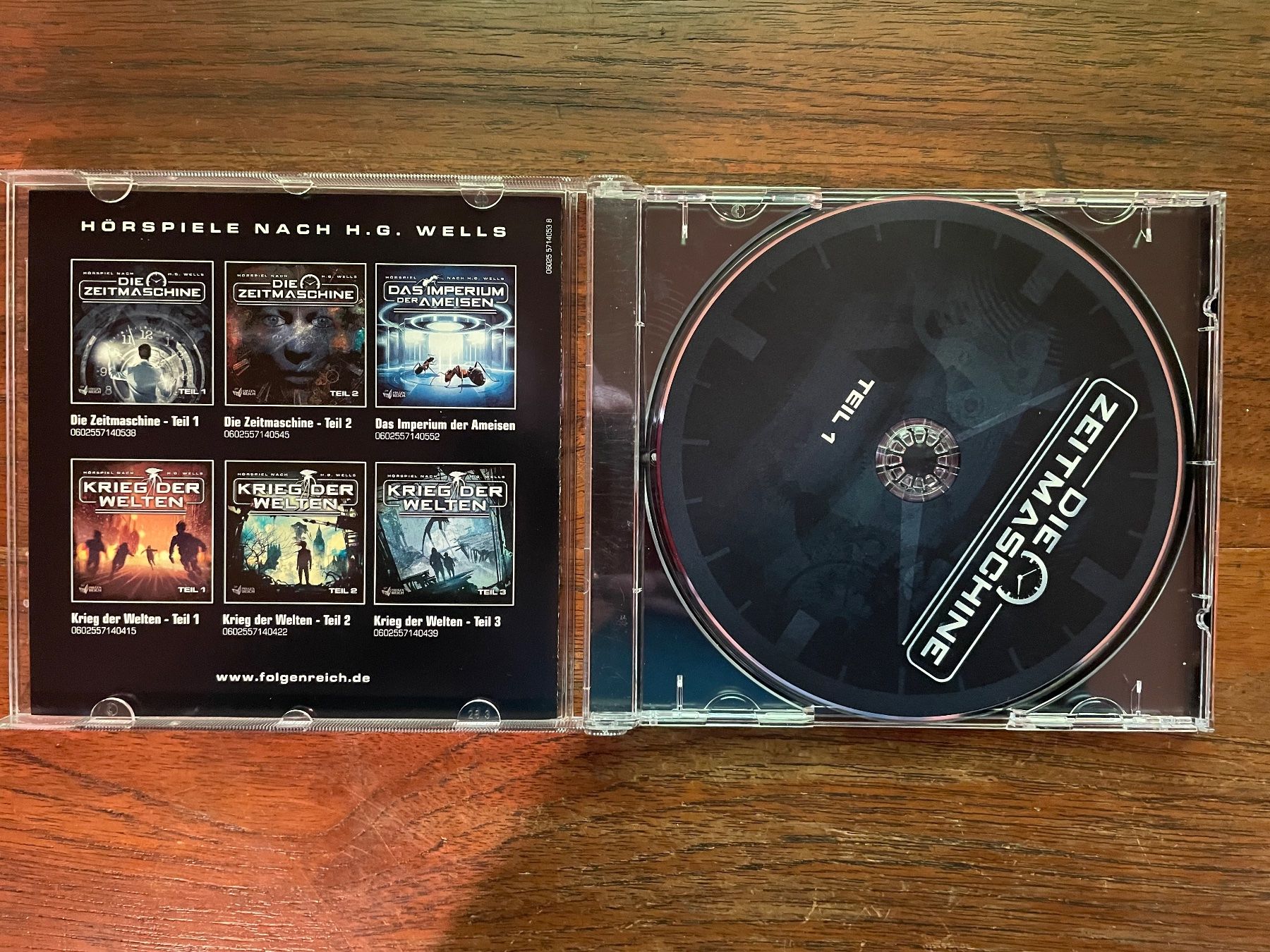 Hörbücher: Die Zeitmaschine - H.G. Wells - 2CDs – Gebraucht aus Bern von Marcuse2004 3