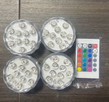 96x LED Unterwasser Licht mit Fernbedienung, Neu
