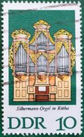 DDR Briefmarke Silbermann-Orgel Rötha 10