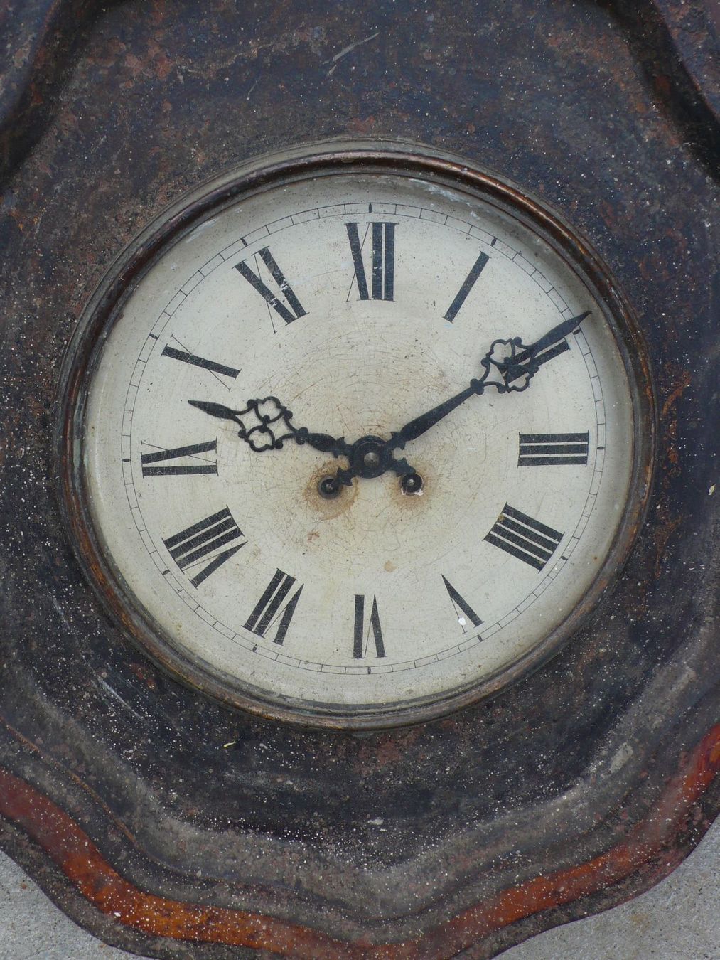 Orologi da terra & Orologi da parete: Alte Morez-Uhr im Blechgehäuse – Usato da Flaach venduto da Monisoldshop