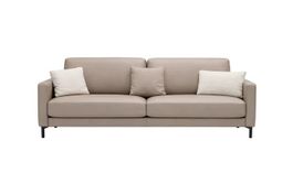 Rolf Benz Sofa EGO Hellbeigegrau 189
